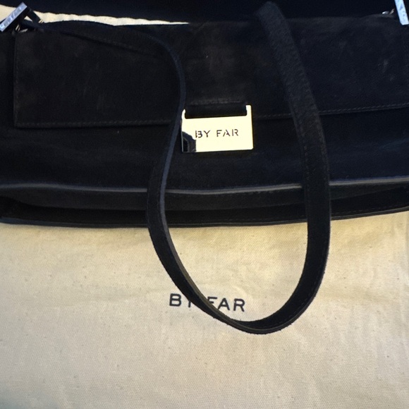BY FAR Black Suede Bag - Picture 1 of 9